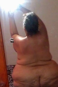 voluptuous plumper woman enjoying sensual massage